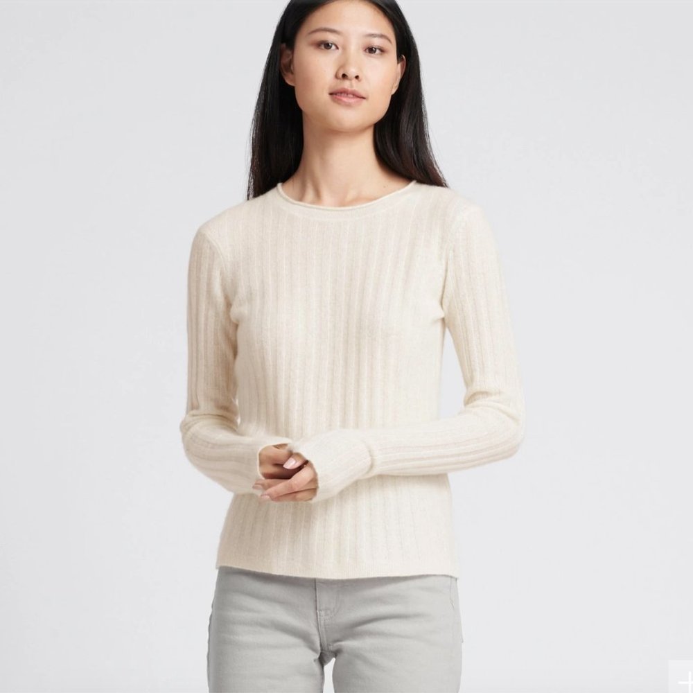 Cashmere Ribbed Sweater